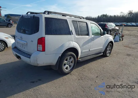 2008 Nissan Pathfinder Se z USA, uszkodzony, nr VIN 5N1AR18BX8C654144